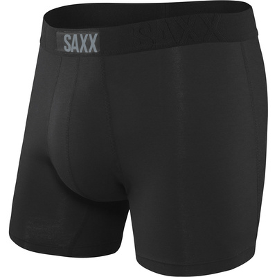 Saxx Underwear Herren Kurze Unterhosen Vibe Boxer Schwarz