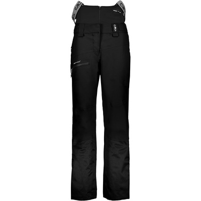 CMP Mujer Softshellhosen Twill 3 Layer Pantalón de esquí Negro