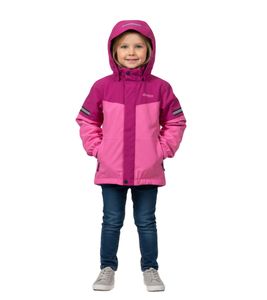 Bergans Kids Hardshelljacken Regenjacken Lilletind Jacket Pink