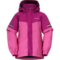 Bergans Enfant Hardshelljacken Regenjacken Lilletind Veste Rose