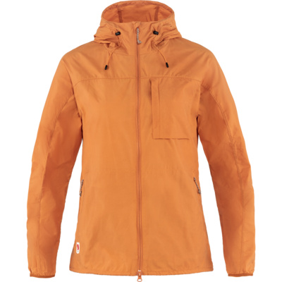 Fjällräven Damen Freizeitjacken, Parkas High Coast Wind Jacke Orange