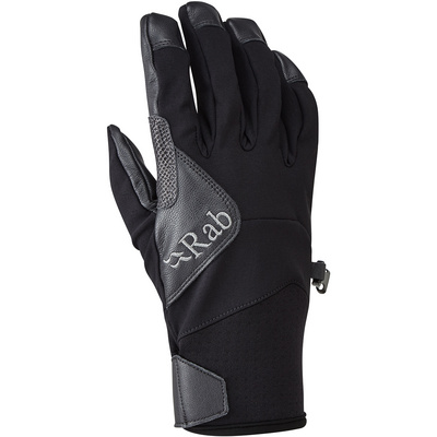 Rab Uomo Fingerhandschuhe Velocity Guide Handschuhe Nero