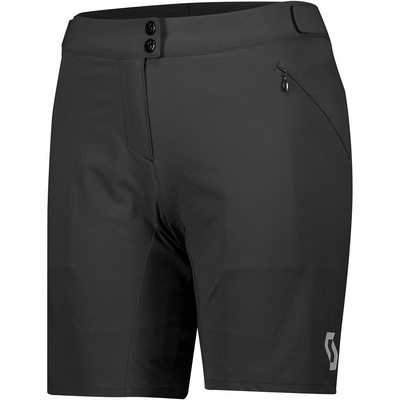 Scott Mujer Fahrradhosen Endurance W/pad MTB Pantalón kurz Negro