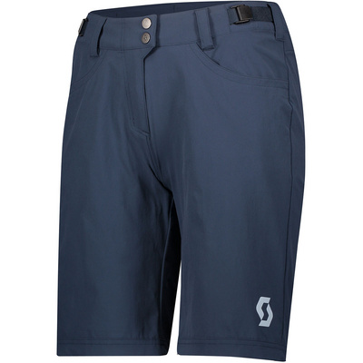 Scott Mujer Fahrradhosen Flow Trail W/pad MTB Pantalón kurz Azul