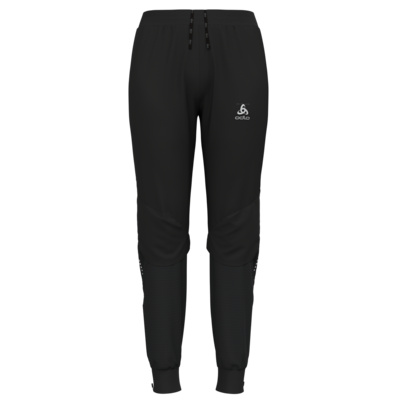 Odlo Damen Laufhosen Zeroweight Warm Hose Schwarz