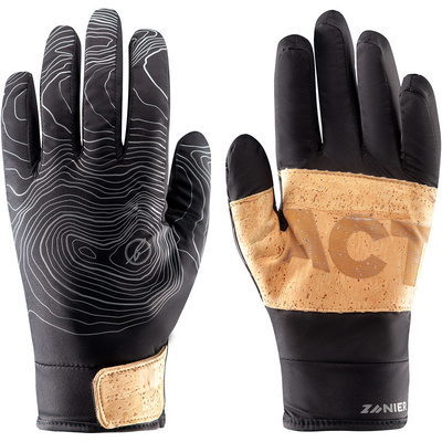 Zanier Gloves Donna oder Uomo Fingerhandschuhe Bleed X Zanier Eco Active Handschuhe Nero