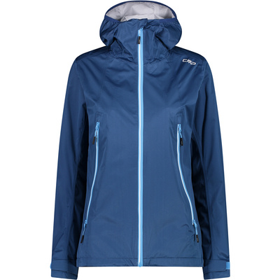 CMP Donna Hardshelljacken Regenjacken Felpa con cappuccio Giacca Blu