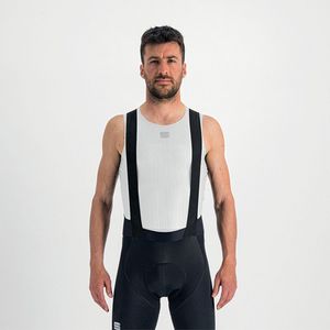 Sportful Hombre Kurzarm Unterhemden Pro Baselayer Sleeveless Tanktop Blanco