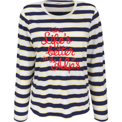 Alprausch Damen Longsleeves Babettli Longsleeve Blau