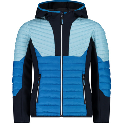 CMP Bambini Isolationsjacken Hybrid Felpa con cappuccio Giacca Mehrfarbig