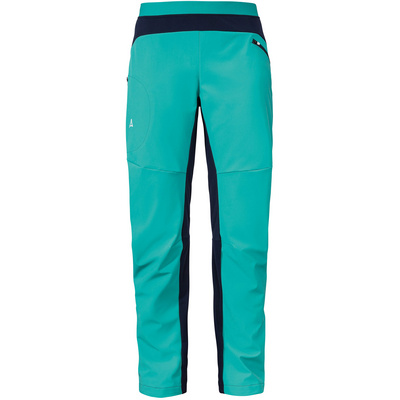 Schöffel Donna Softshellhosen Rinnen Softshell Pantaloni Verde