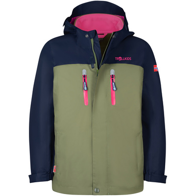 Trollkids Enfant Doppeljacken Bryggen 3in1 Veste Bleu