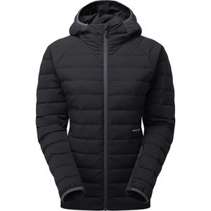 Artilect Mujer Isolationsjacken Divide Fusion Stretch Sudadera con capucha Chaqueta Negro