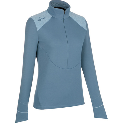 LaMunt Mujer Longsleeves Barbara Zip Longsleeve Azul