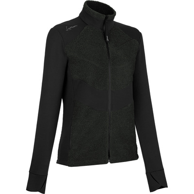 LaMunt Mujer Chaqueta polar Sophia Cozy Chaqueta Negro