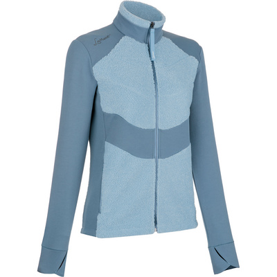 LaMunt Femme Veste polaire Sophia Cozy Veste Bleu