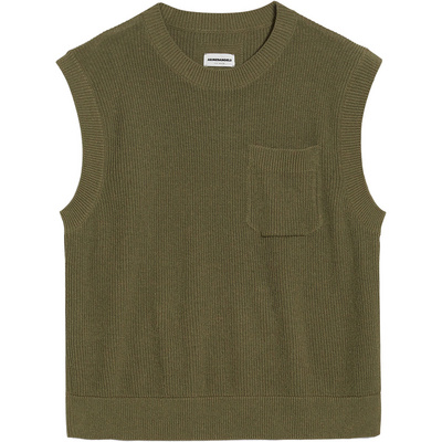 Armedangels Uomo Pullover Kraavo Linen Pullunder Mehrfarbig