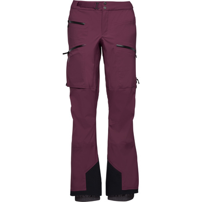 Black Diamond Femme Hardshellhosen Regenhosen Recon Stretch LT Pantalon Noir