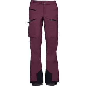 Black Diamond Mujer Hardshellhosen Regenhosen Recon Stretch LT Pantalón Negro