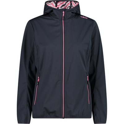 CMP Donna Softshelljacken Felpa con cappuccio Giacca Mehrfarbig
