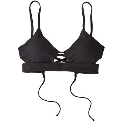 Patagonia Women Bikinis Point Focal Bikini Oberteil Black