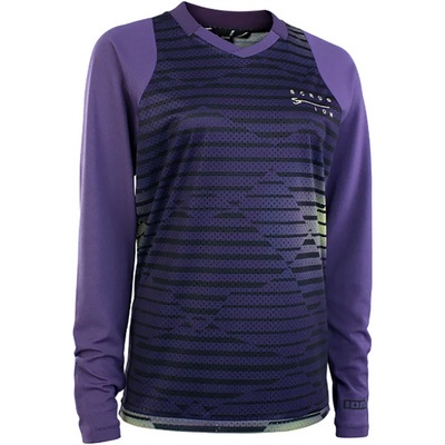 ION Women Longsleeves Scrub Radtrikot Violett