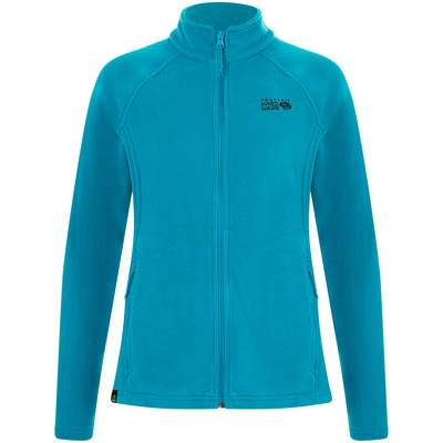 Mountain Hardwear Women Fleece Jacket Polartec Microfleece Jacket Blue