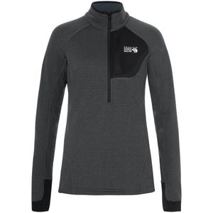 Mountain Hardwear Women Longsleeves Polartec Power Grid Half Zip Longsleeve Blue