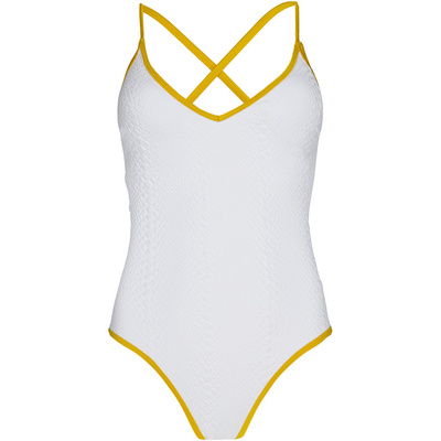Barts Donna Badeanzüge Octavie Plunge Badeanzug Bianco