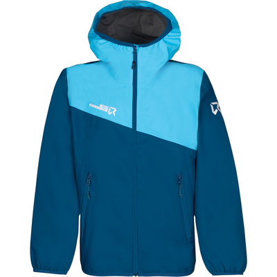 Rock Experience Niños Hardshelljacken Regenjacken Great Roof Sudadera con capucha Chaqueta Azul