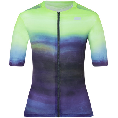 Sportful Damen Radtrikots Flow Supergiara Trikot Grün