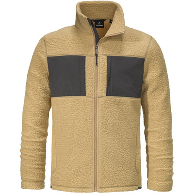Schöffel Hombre Chaqueta polar Atlanta Fleece Chaqueta Beige