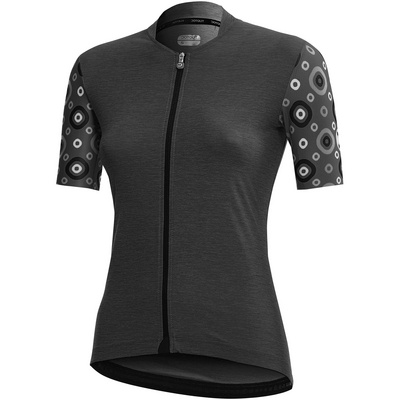 Dotout Damen Radtrikots Check Trikot Grau