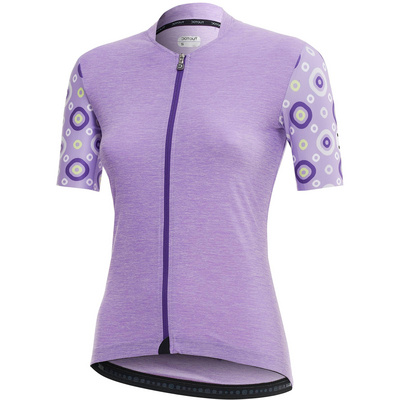 Dotout Femme Radtrikots Check Trikot Mehrfarbig
