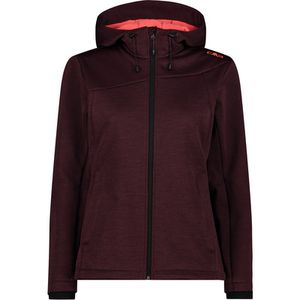 CMP Damen Softshelljacken Hoodie Jacke Rot