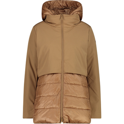 CMP Femme Veste d'hiver Zip Sweat à capuche Mantel Mehrfarbig