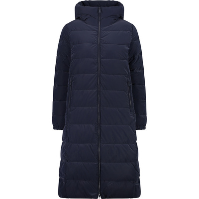 CMP Femme Veste d'hiver Sweat à capuche Mantel Bleu
