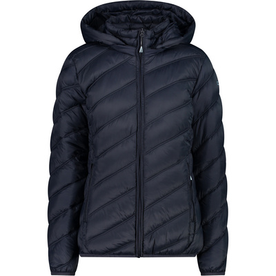 CMP Mujer Isolationsjacken Snaps Sudadera con capucha Chaqueta Azul