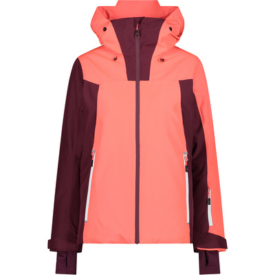 CMP Mujer Isolationsjacken Sudadera con capucha Chaqueta Rojo