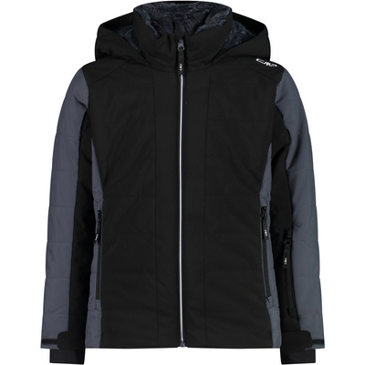 CMP Niños Isolationsjacken Sudadera con capucha Chaqueta Negro