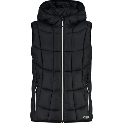 CMP Niños Isolationswesten Sudadera con capucha Weste Negro