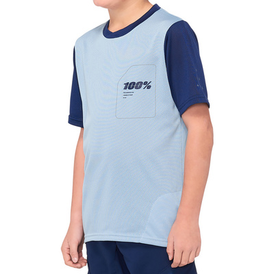 100% Niños Radtrikots Ridecamp Radtrikot Azul
