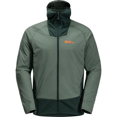 Jack Wolfskin Herren Kunstfaserjacken Alpspitze Ins Hybrid Jacke Grün