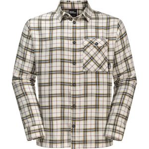 Jack Wolfskin Herren Hemden Morgenluft Hemd Weiß