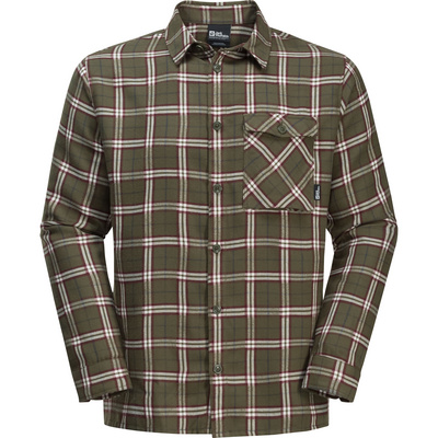 Jack Wolfskin Uomo Hemden Morgenluft Hemd Mehrfarbig