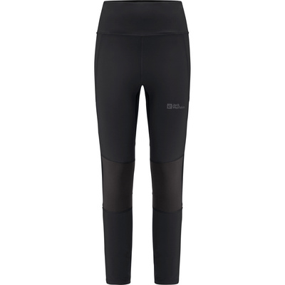 Jack Wolfskin Damen Tights Leggings Kammweg Tights Schwarz