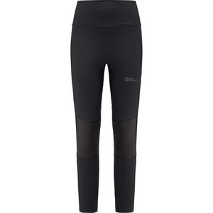 Jack Wolfskin Damen Tights Leggings Kammweg Tights Schwarz