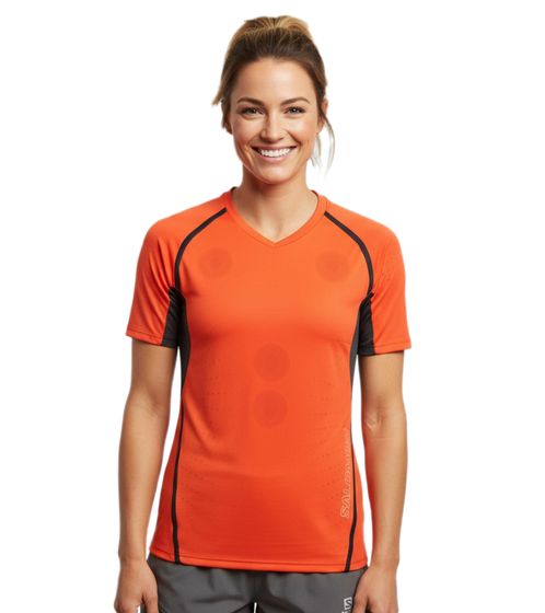 Salomon Women T-Shirt S-Lab Speed T-Shirt Red