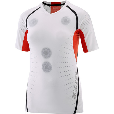 Salomon Donna T-Shirts S-Lab Speed T-Shirt Bianco