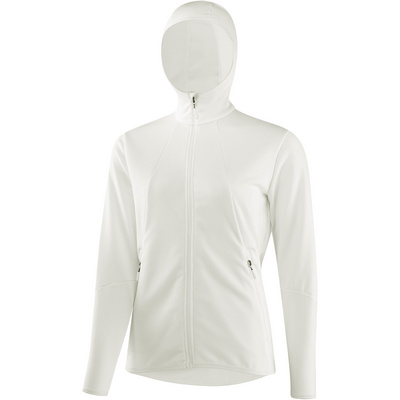 Löffler Mujer Chaqueta polar Stretchfleece Sudadera con capucha Chaqueta Blanco